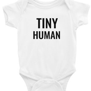 Baby Bodysuit Tiny Human